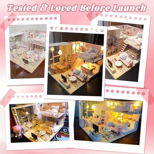 Dollhouse Miniature DIY House Kit - Creative Room 1:100