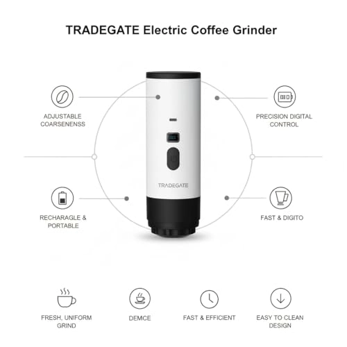 Portable Self-Heating Coffee Maker - Wireless Fast Brewing LCD Display 50 Cups Capacity