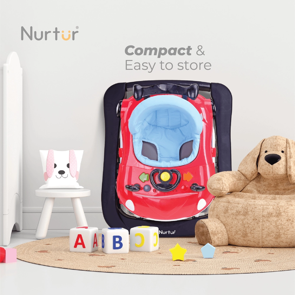 4-In-1 Baby Multi Walker - Music Function EN 71 Certified