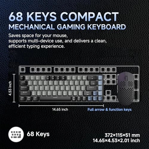 Dk68 - QWERTY Wired/Wireless