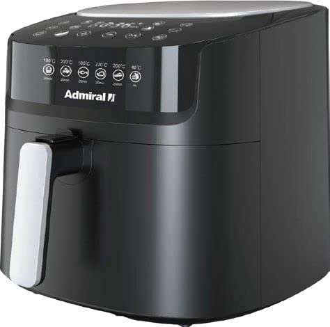 Air Fryer ADAF65BL - Knob Control Cool Touch Handle Detachable Basket