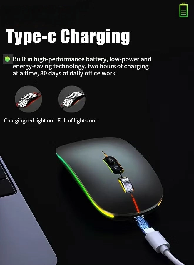 Rechargeable Wireless Bluetooth Mouse - Wireless