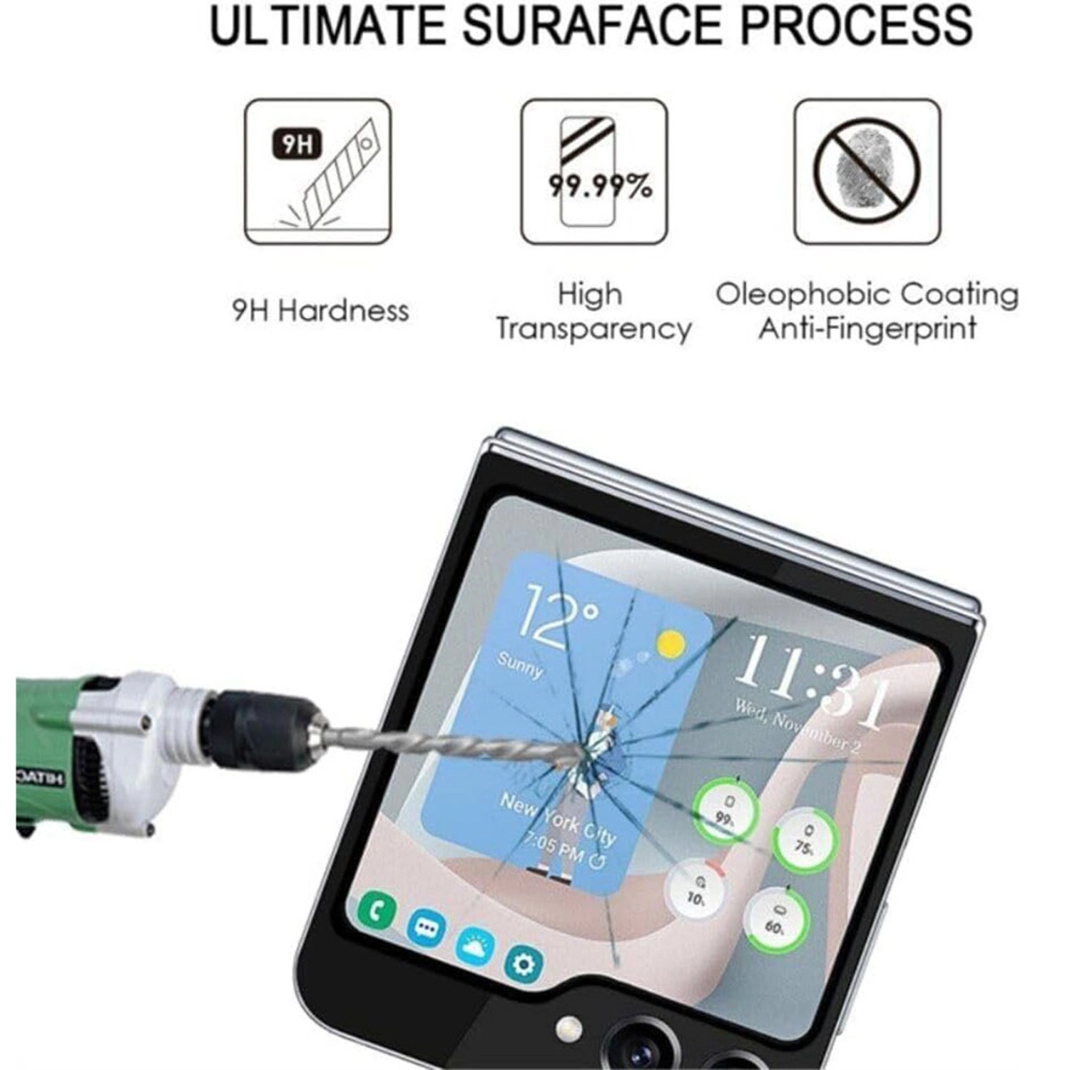 Screen Protector Samsung Galaxy Z Flip 6 - Precise Fit Crystal Clear