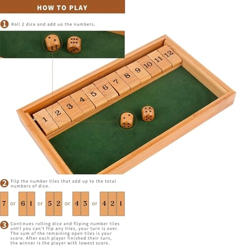 Shut The Box - 3 months and up 12 pieces