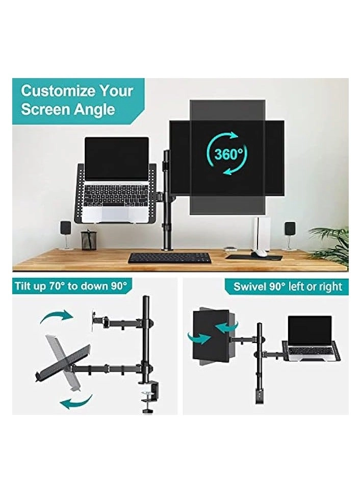 Dual Monitor Stand - 32 inch 75mm x 75mm 100mm x 100mm