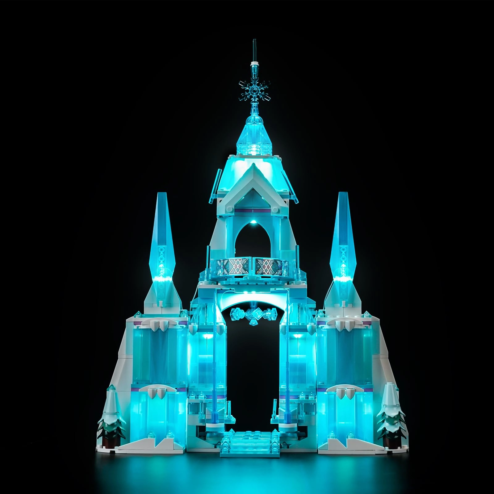 BrickBling LED Light Set for Elsa's Ice Palace 43244 - USB Battery Box Copper