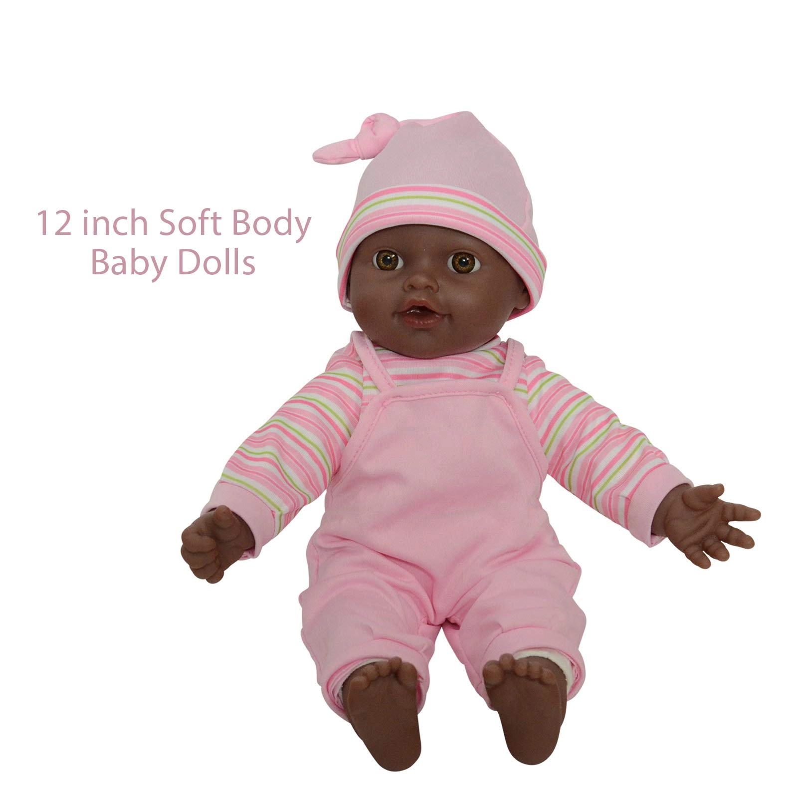 Twin Baby Dolls - 12 inch Vinyl African American Ages 2+