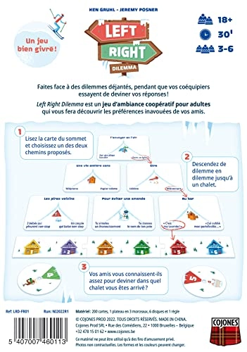 Left Right Dilemma - Card Game (French)