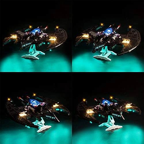 RC LED Light Kit - Lego Batwing 1989 76161 with Remote Control