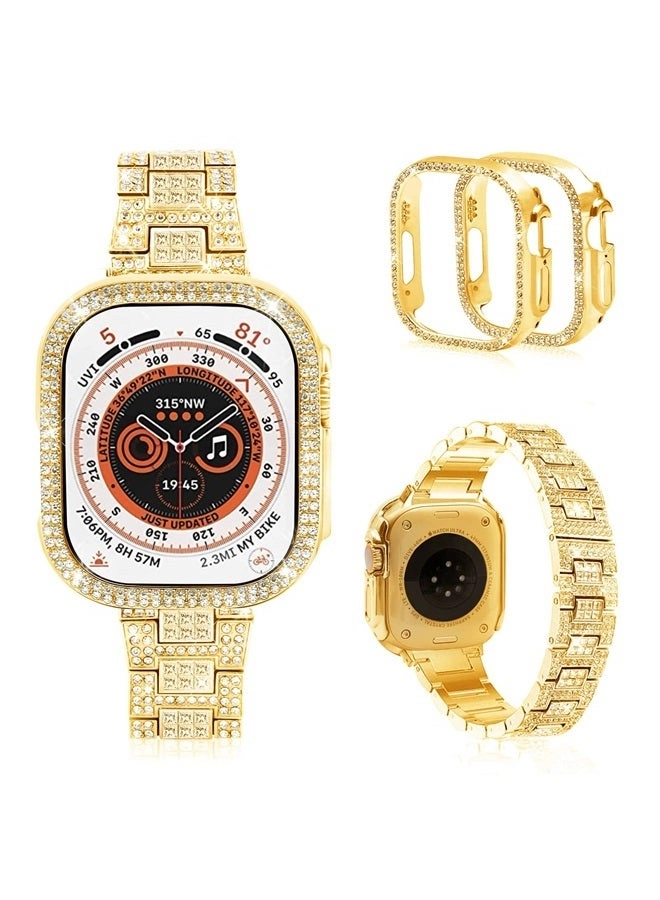 Mosonio 2 Pack Bling PC Protective Cover for Apple Watch Ultra - 49mm