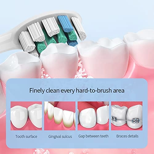 Sonic Electric Toothbrush - Rechargeable 3 Modes 2 Minute Timer