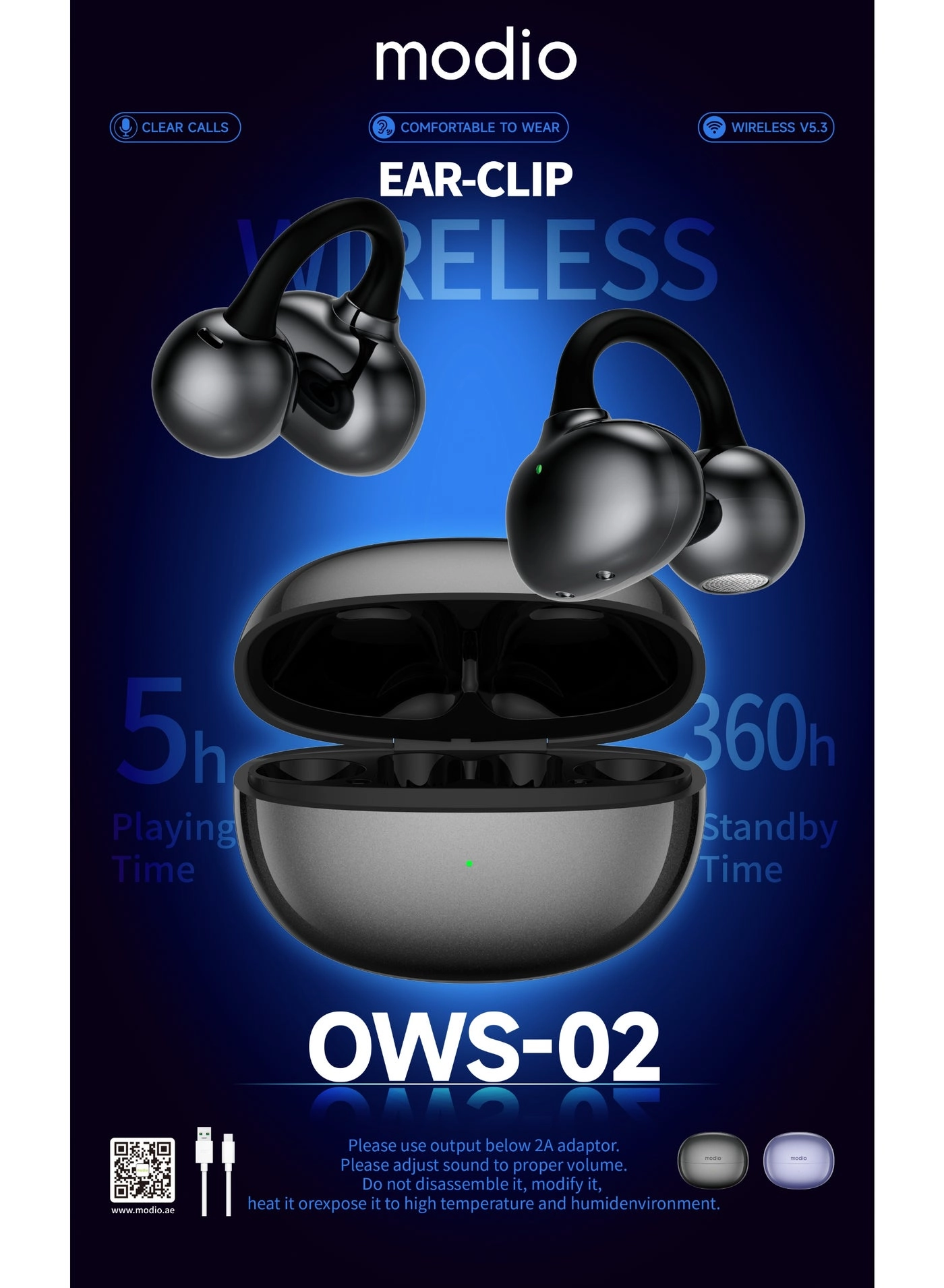 OWS-02 Wireless Earbud