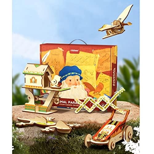 MIDEER Motor Machines Science Experiment Kit Engineering - 6 years+ 6 pieces