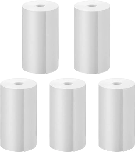Kids Camera Print Paper - 5 Rolls 2x3 inches