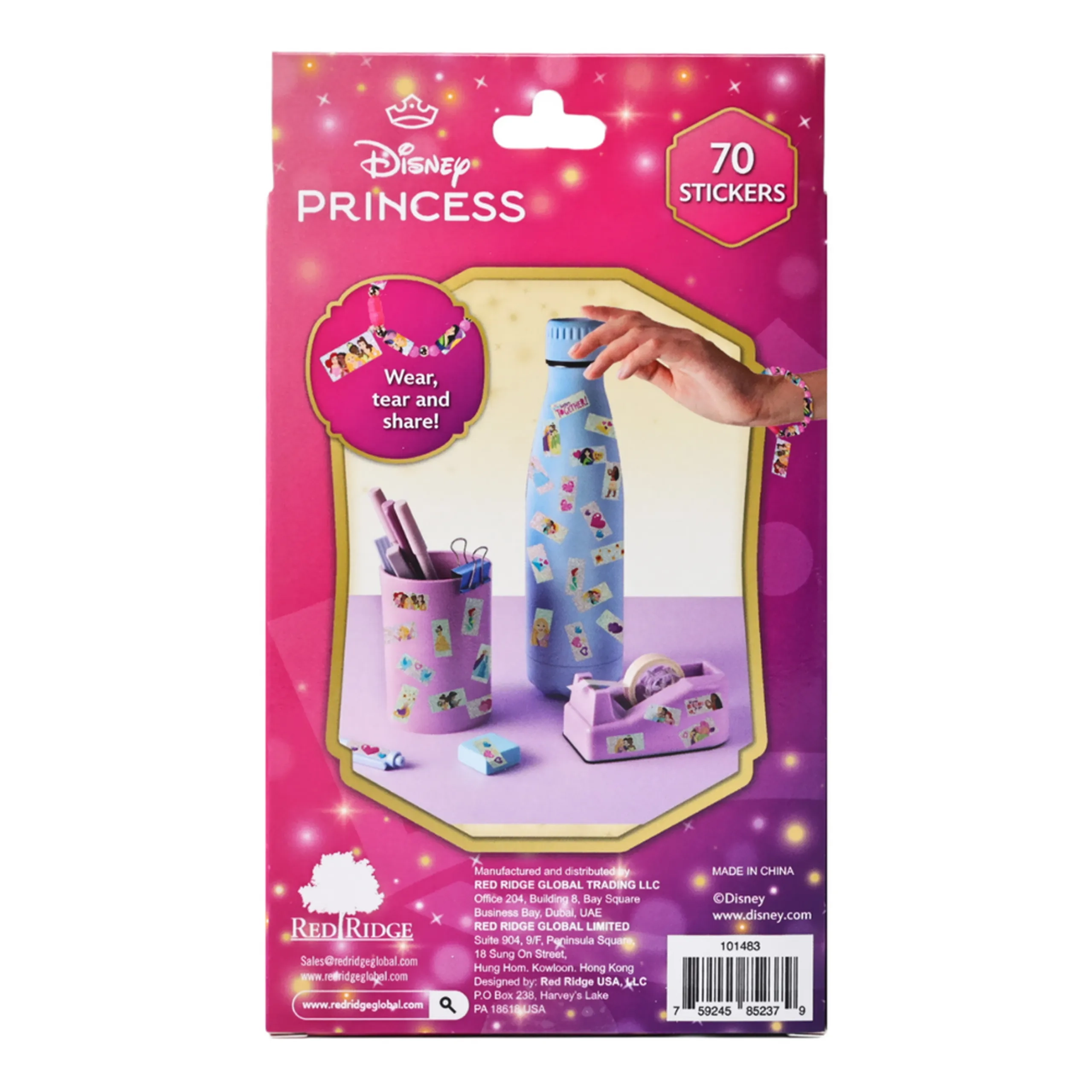 Holographic Stickers On A Roll Bracelet Making Kit - 6+ years 70 pcs