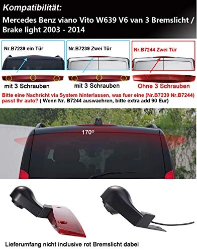 Brake Light Camera - Night Vision 628 x 586 px