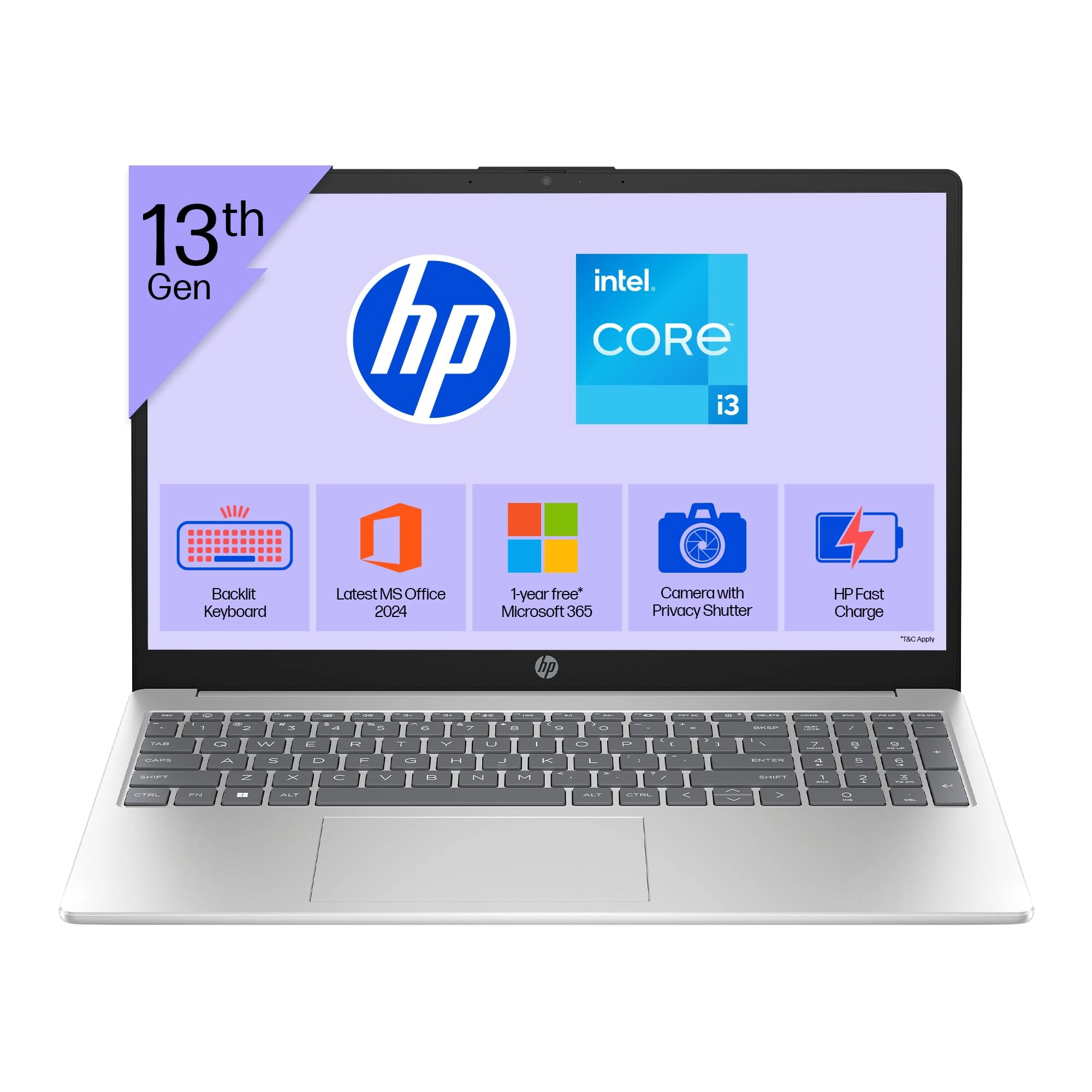HP India Sales Pvt Ltd 15 - 15.6'' i3-1315U 8GB DDR4 512GB SSD