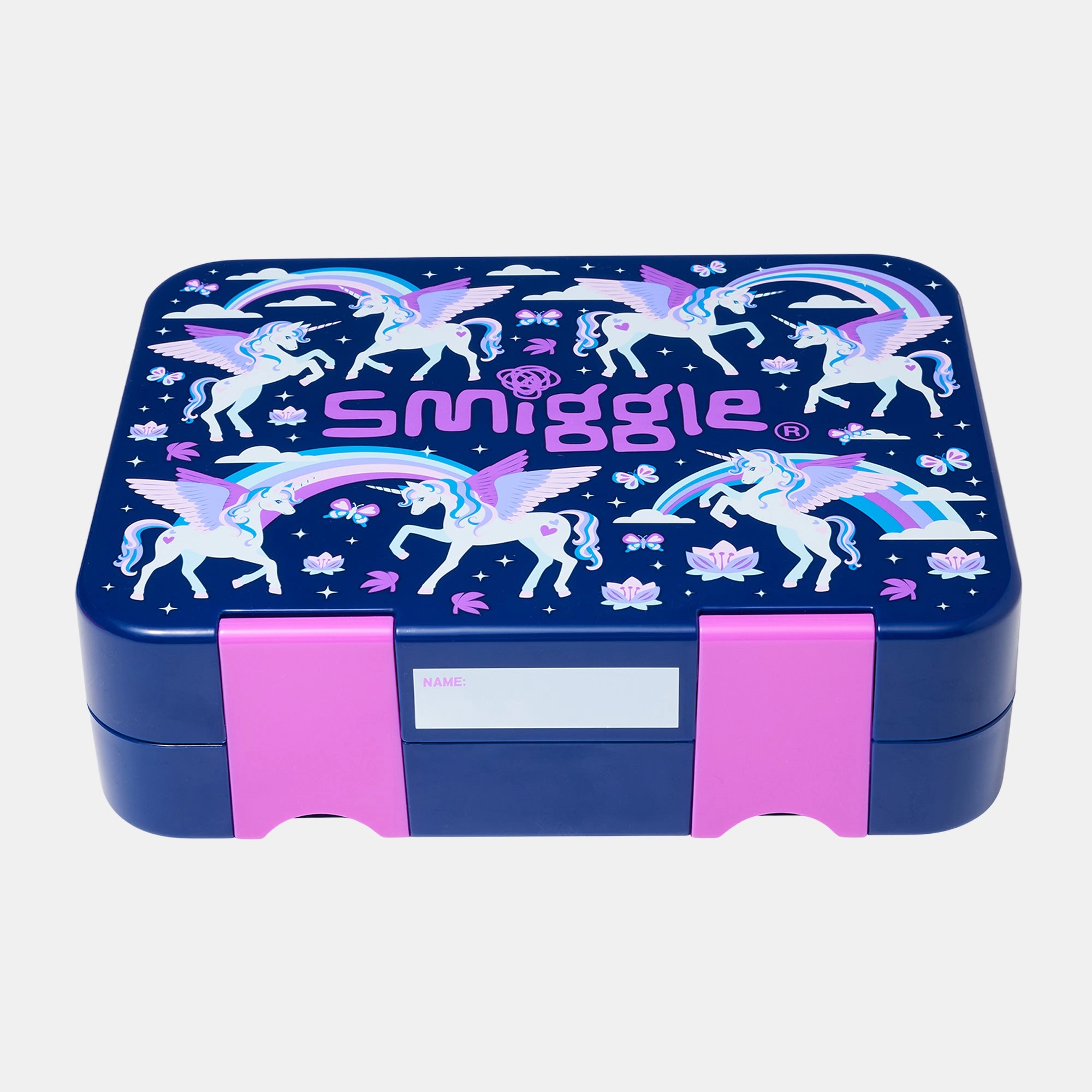 Smiggle Happy Bento Lunchbox - Away 1.291L