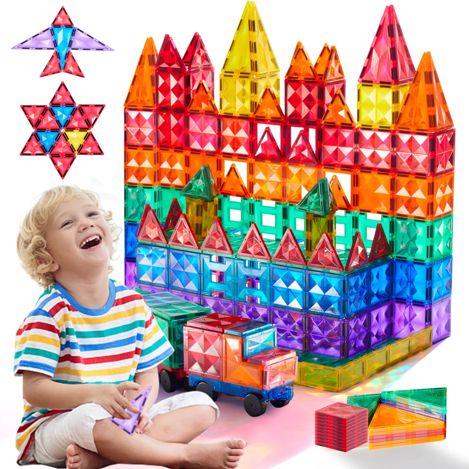 Shreyas Magnetic Tiles - 100 pcs