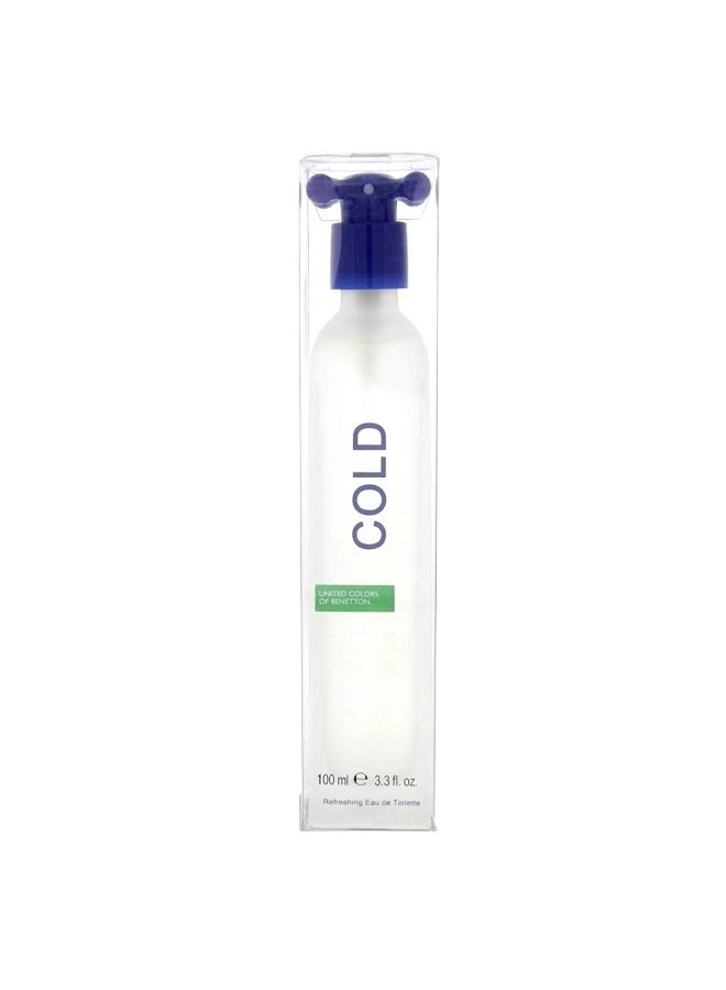 Benetton Cold Eau de Toilette 3.3 Fl Oz