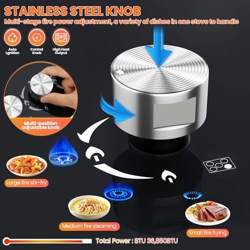 RQZ-Glass-UK Gas hob