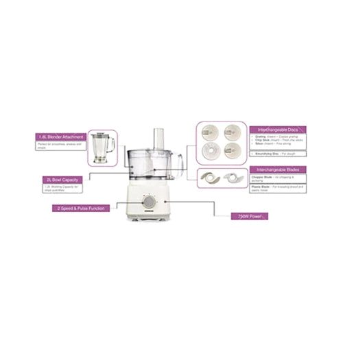 Multi-Functional Food Processor - 1800ml