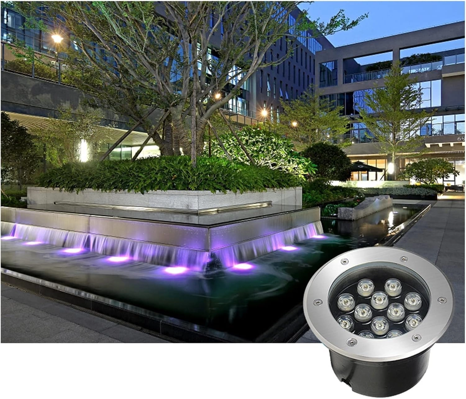PMTCBQQZ Underwater Led Lights - IP68 12V 18W
