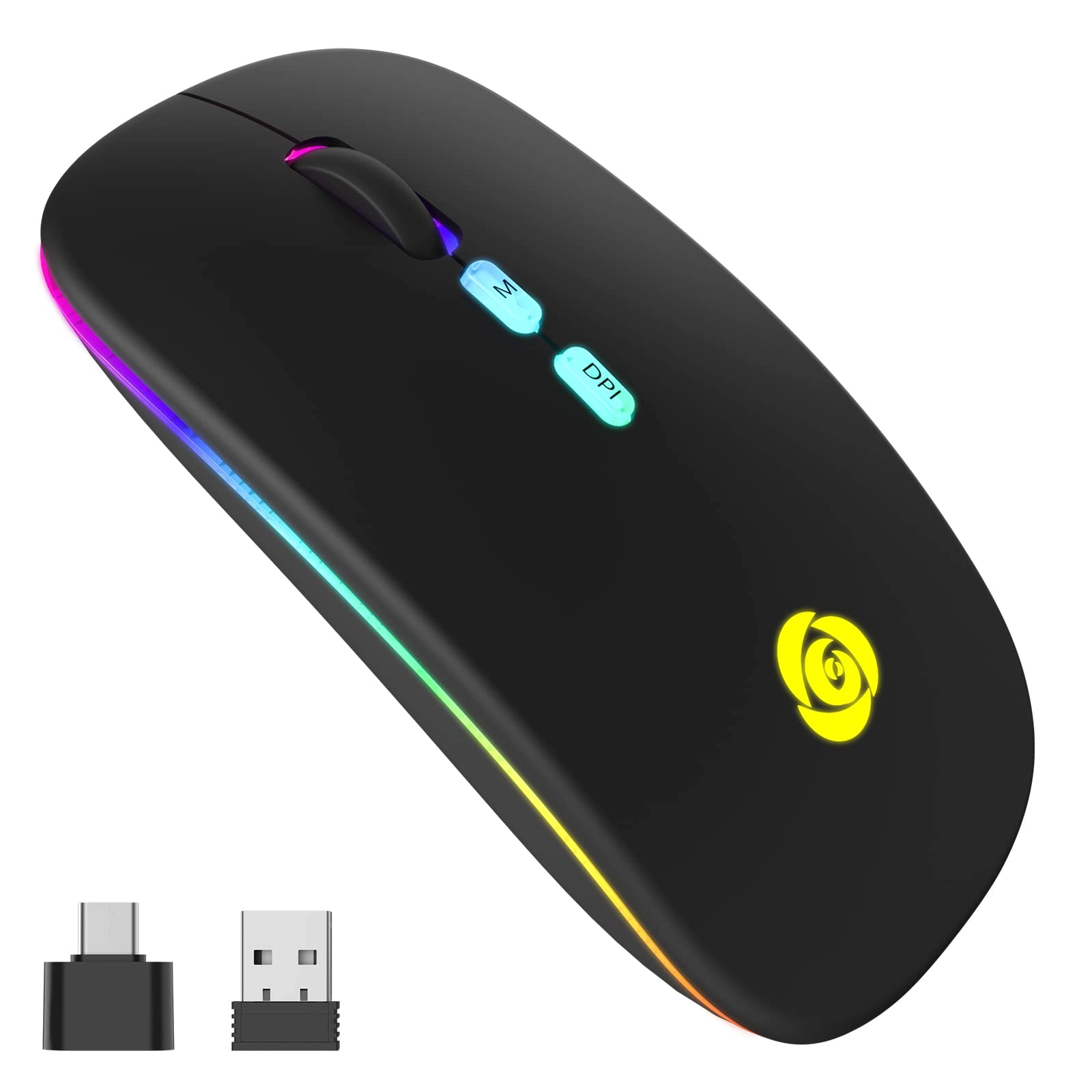LED Wireless Mouse - Bluetooth