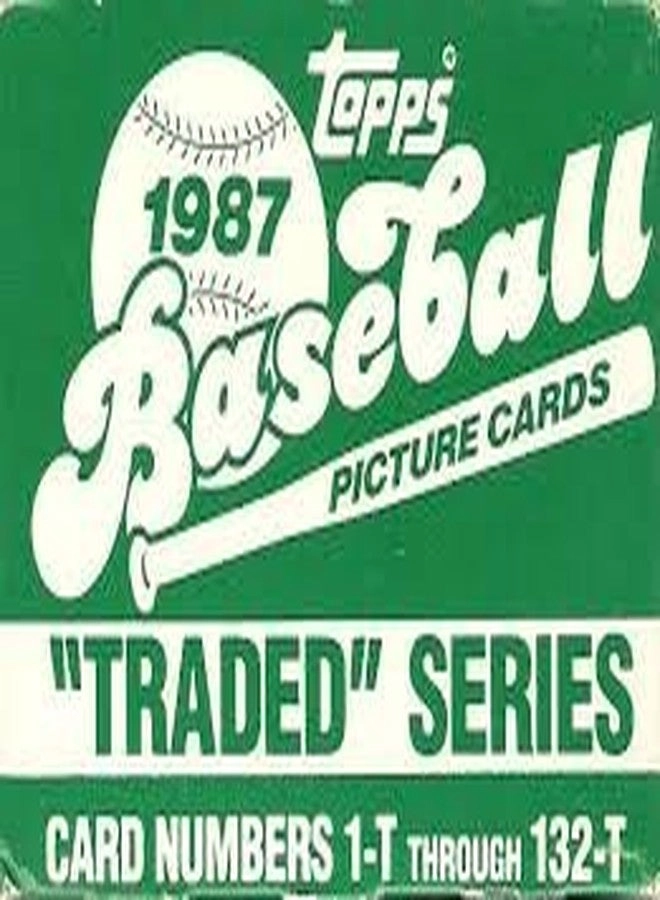 Topps 1987 Traded Complete Baseball Card Set - 132pcs