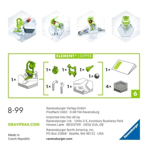 Gravitrax Dipper - 6 Pieces 8 years