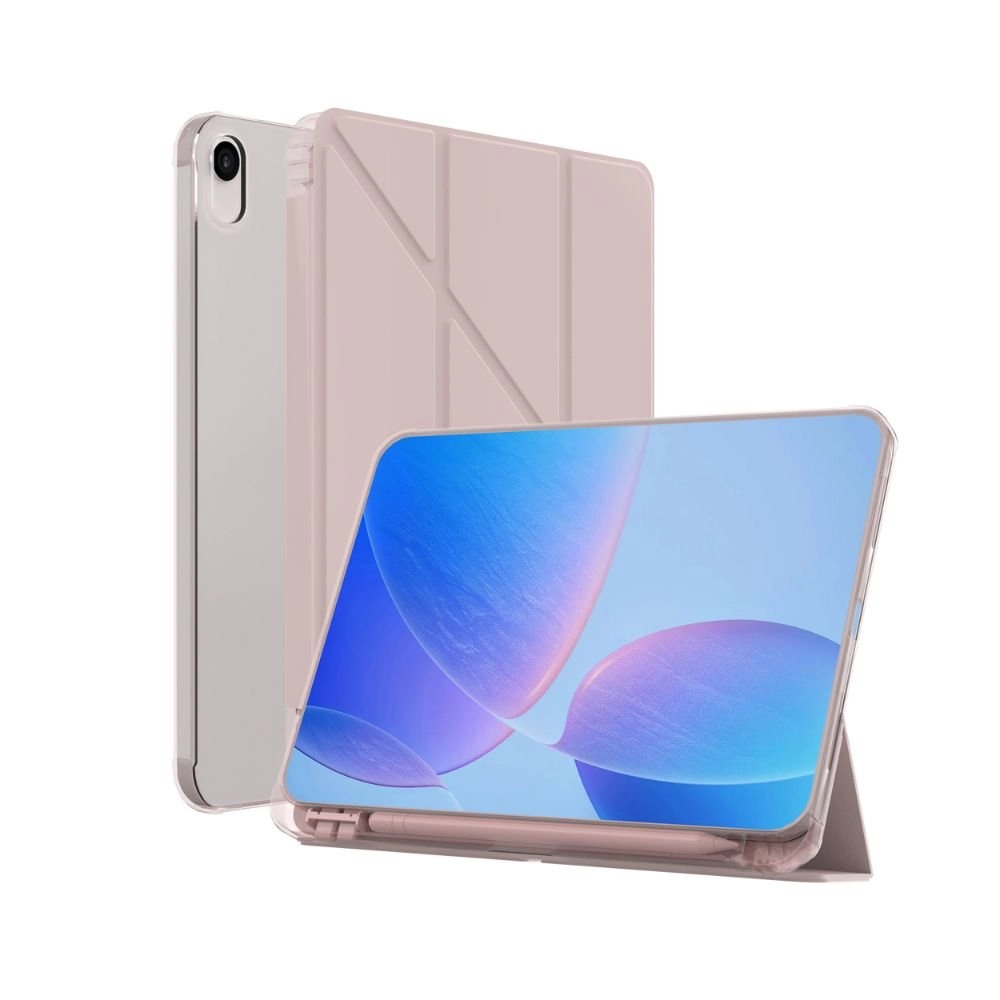 Convertible Tri-Fold Stand Case with Stylus Holder for iPad 11th Gen 11-inch and iPad 10th Gen 10.9-inch