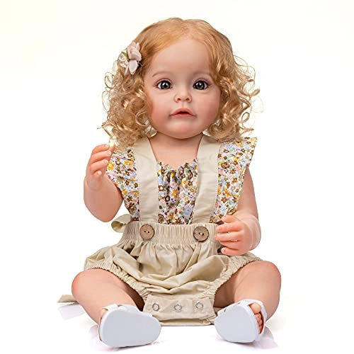 Princess Sue-Sue Reborn Baby Doll - 55 cm Silicone Hand-rooted Hair