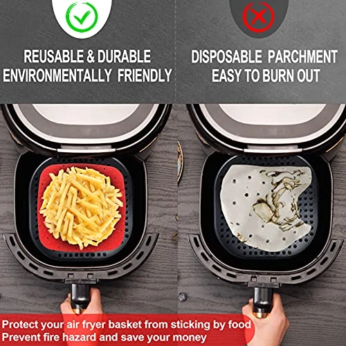 Reusable Air Fryer Liners - BPA free Food Grade Silicone