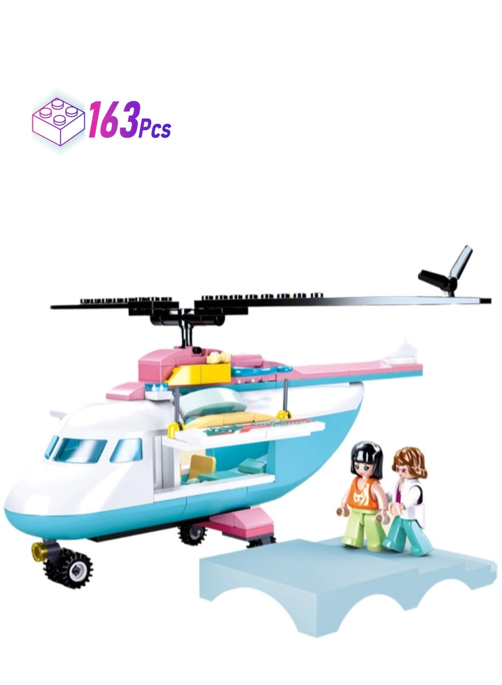 Loquat Medical Helicopter Model - 163pcs