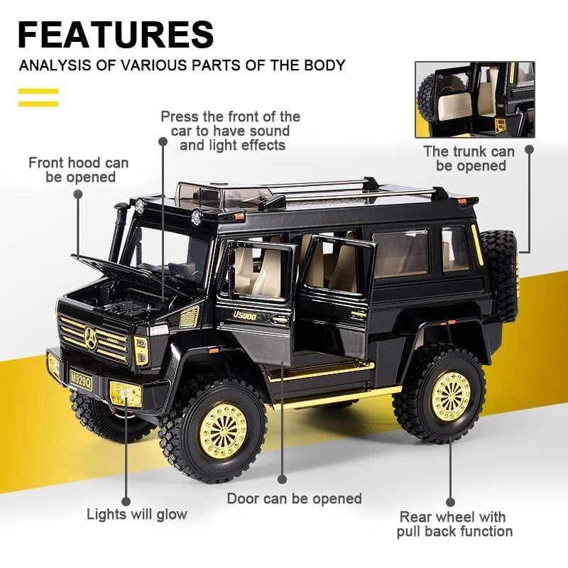 Unimog U5000 - 1:24 1pcs