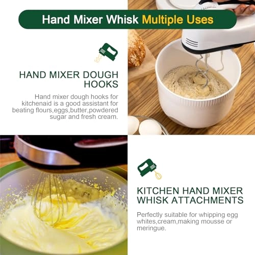 Hand Mixer Beaters - KHMPW Stainless Steel 3PCS