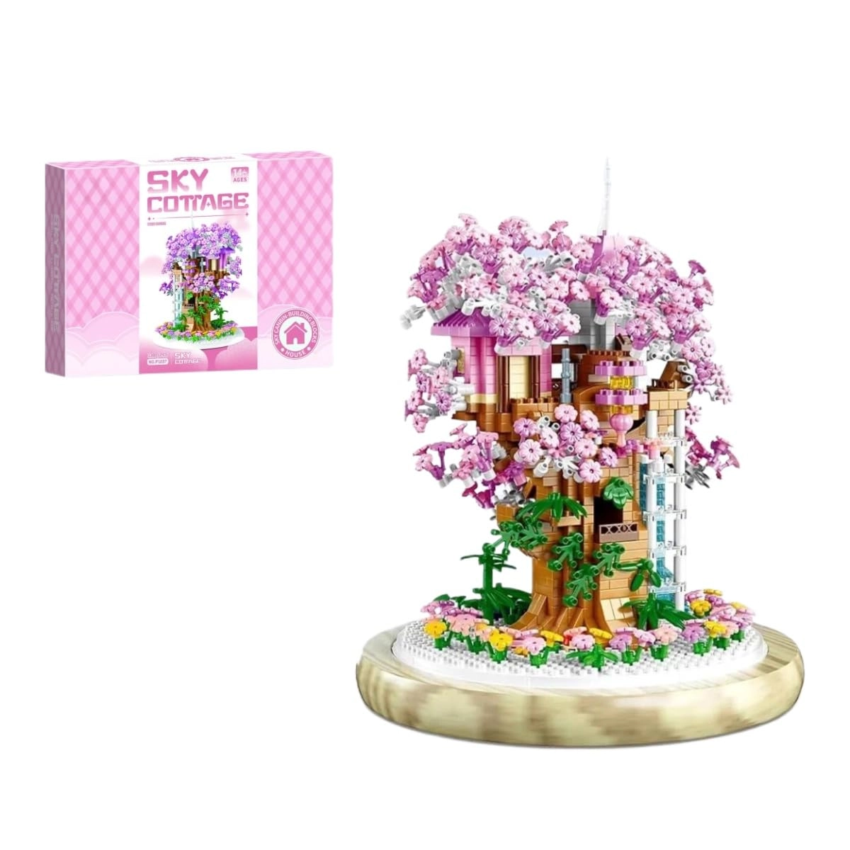 TRavesty Cherry Blossom Tree House - 1380 pcs