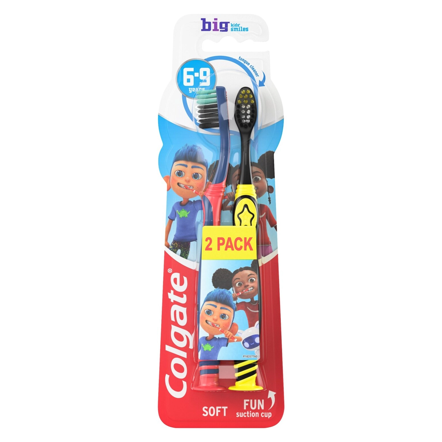 Colgate Big Kids' Smiles Manual Toothbrush - Soft 1-Piece Pack