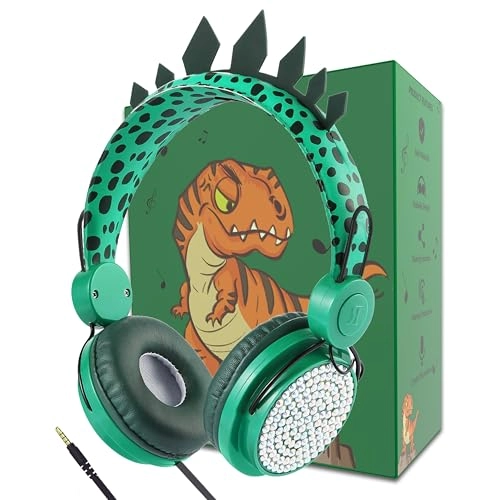 Dinosaur Kids Headphones Wired Headphone
