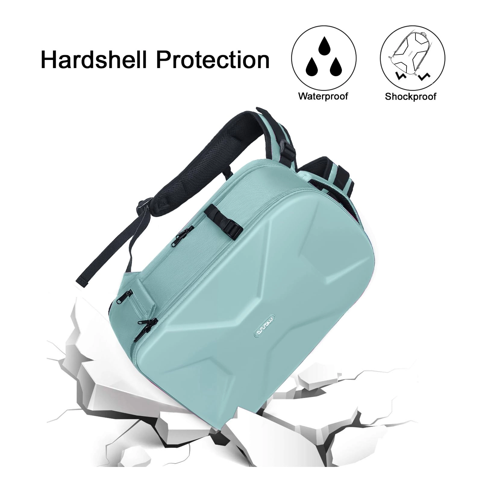 Mocamhsbg - 7.5"D x 11.8"W x 7.5"H Compatible with Canon/Nikon/Sony Hard Shell