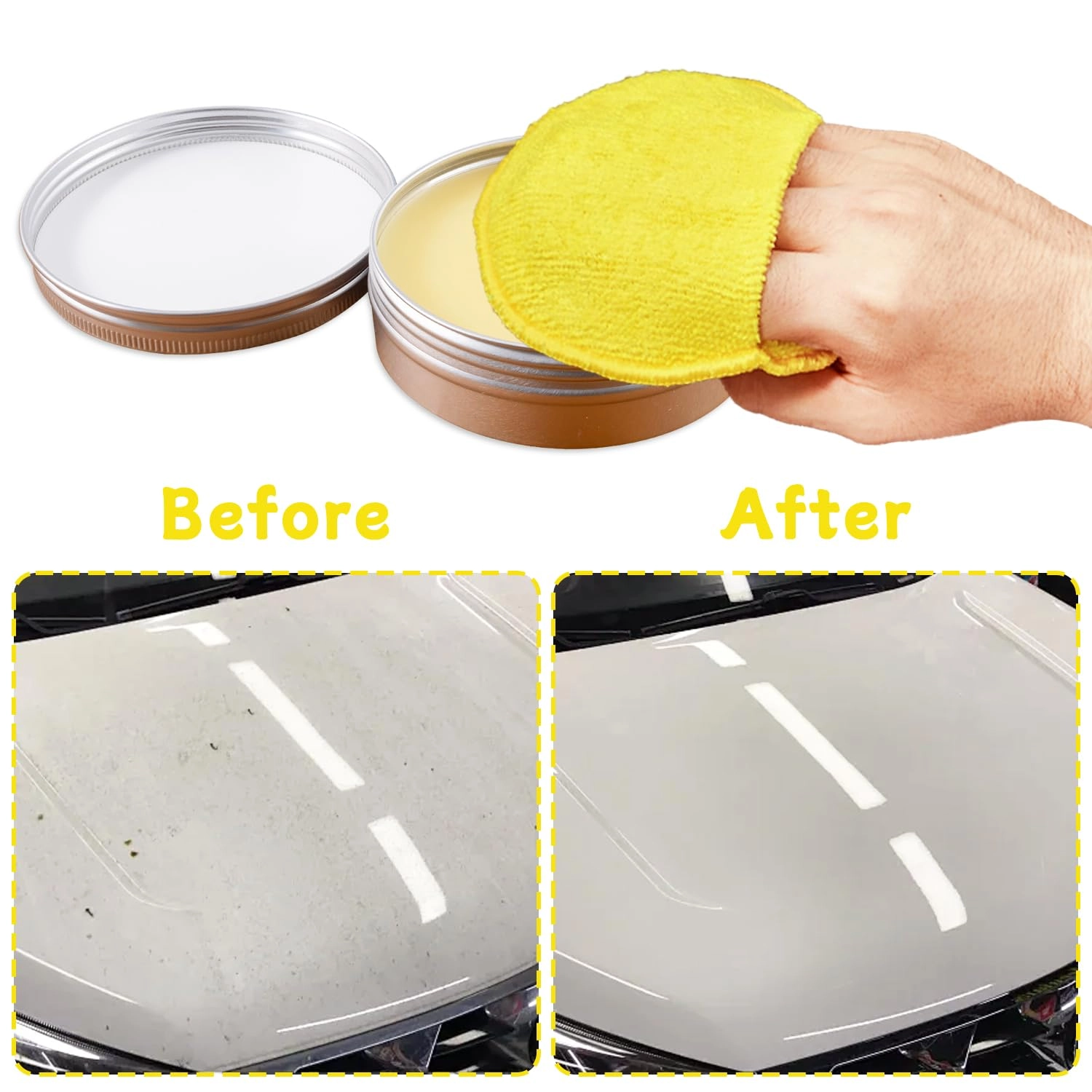 Microfiber Car Wax Applicator Pads