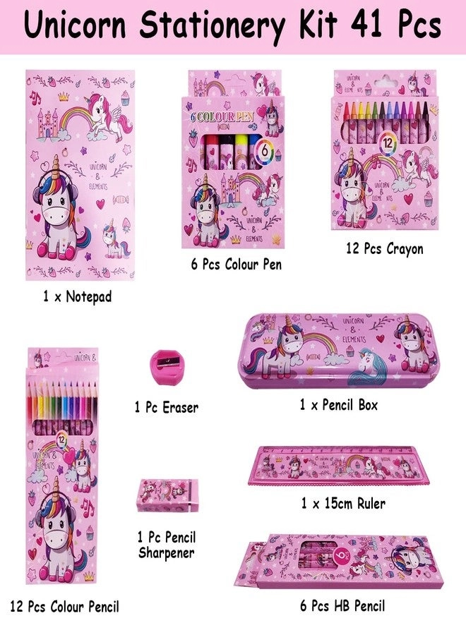 Stationery Unicorn - 41 pieces