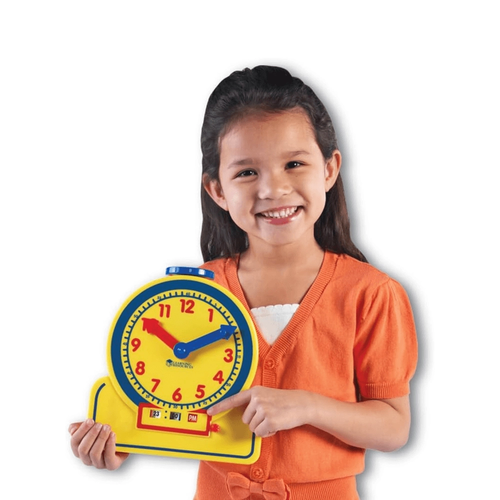 Prim'time Teacher Front Class Clock - Suitable for 6 years and above