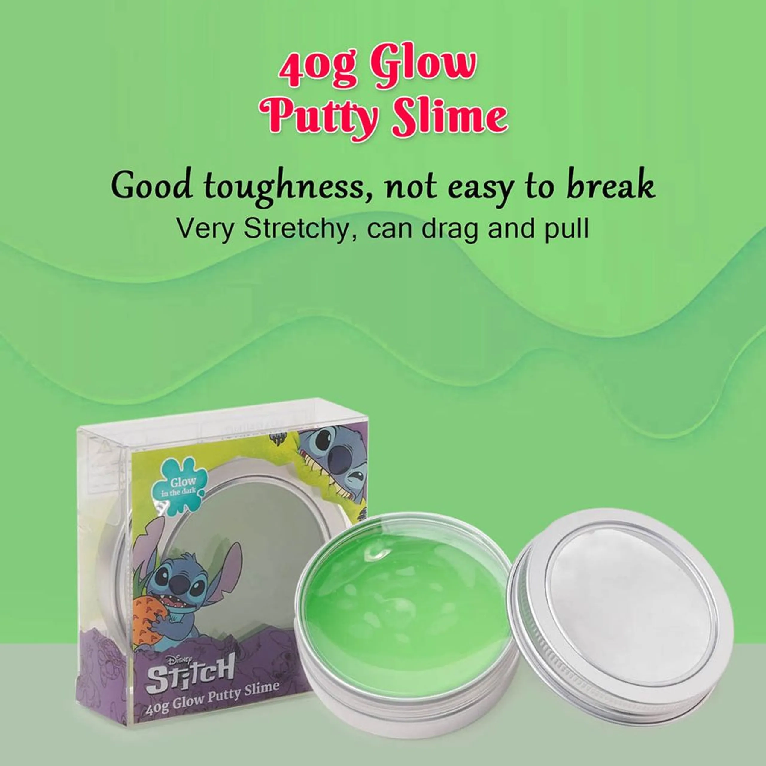 Stitch Glow Putty - Suitable for 3 years & above