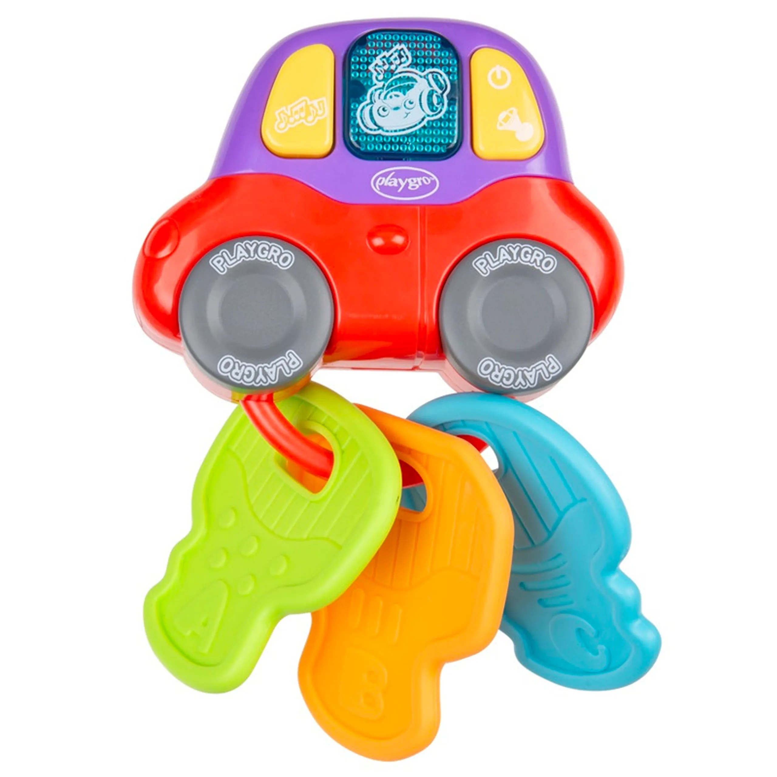 Playgro Beep And Play Keys - ABS TPE Iron+PET+Copper 94V0/CEM-1 PVC+Copper Iron