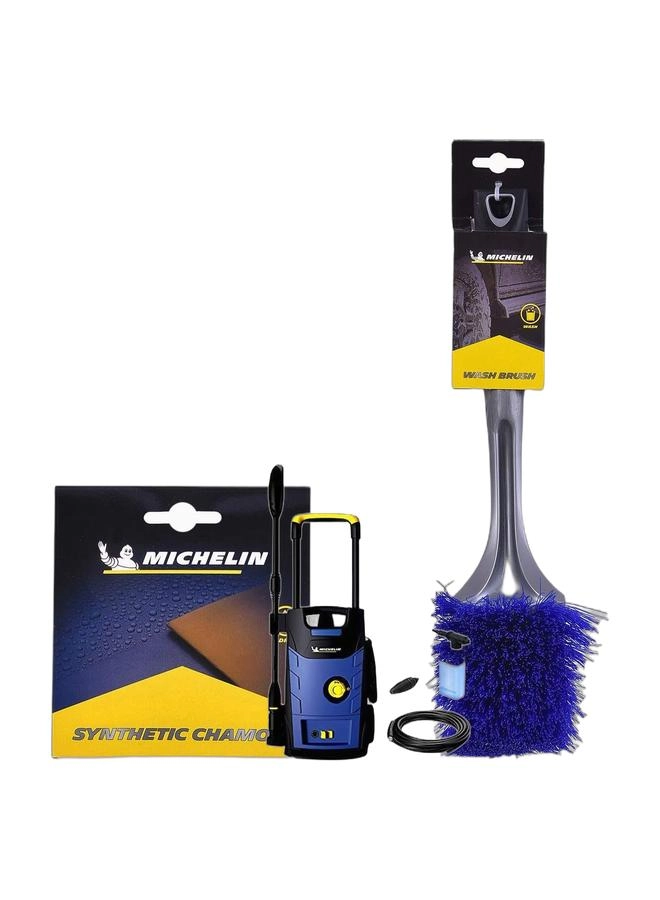 MICHELIN MPX16E-C - 125 bar 420 L/h + Microfiber Cloth + Wheel Brush