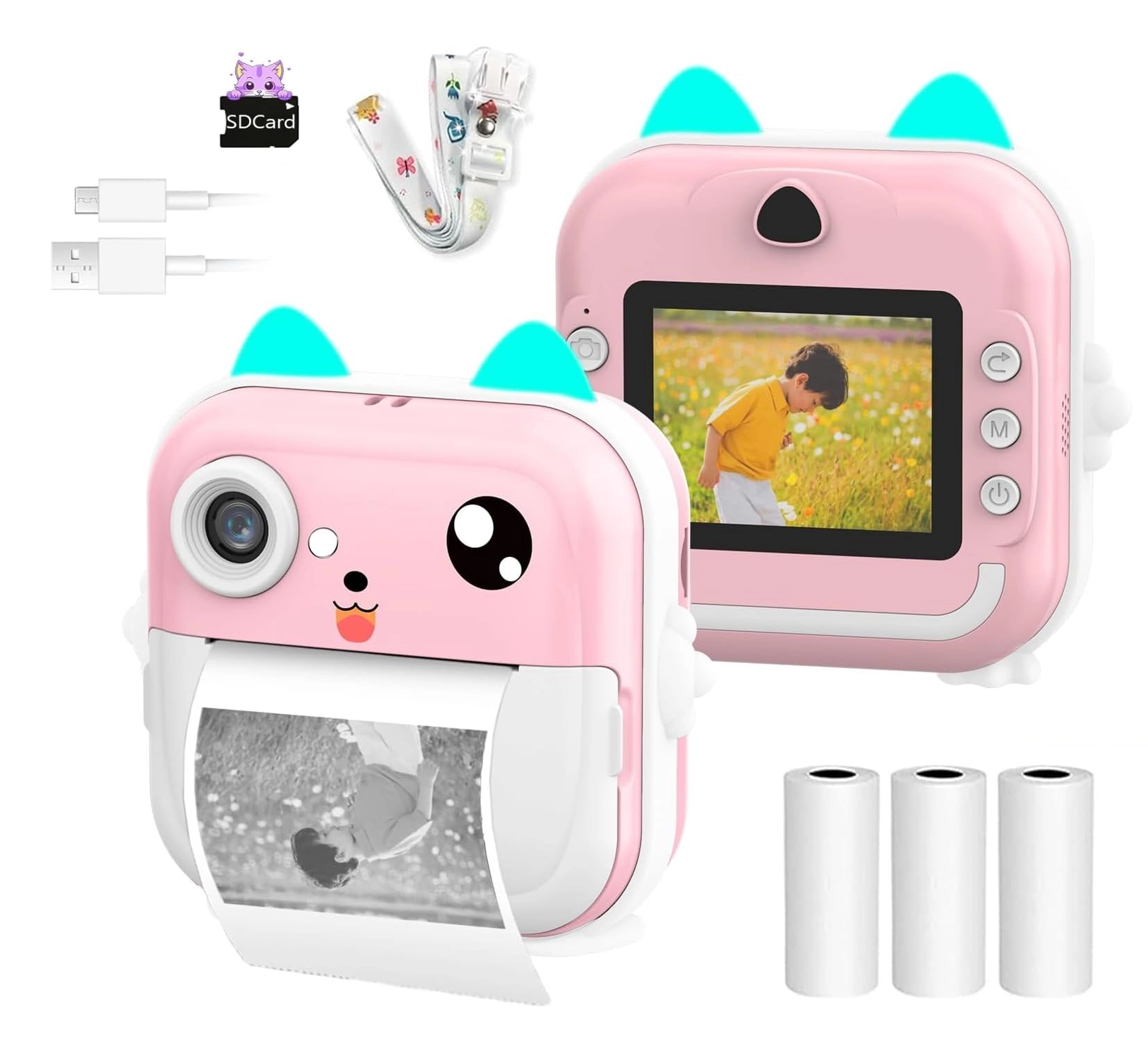 IWON PRODUCTS & SERVICES kids Mini portable printer