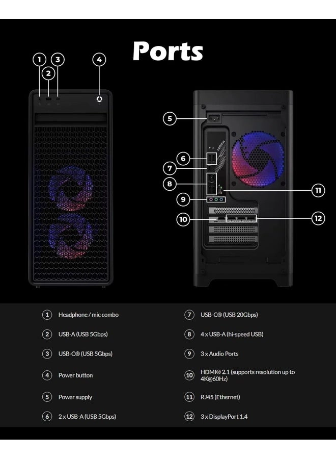 Legion Tower 5i - SSD 4TB 64GB Intel Core Ultra 9 275HX