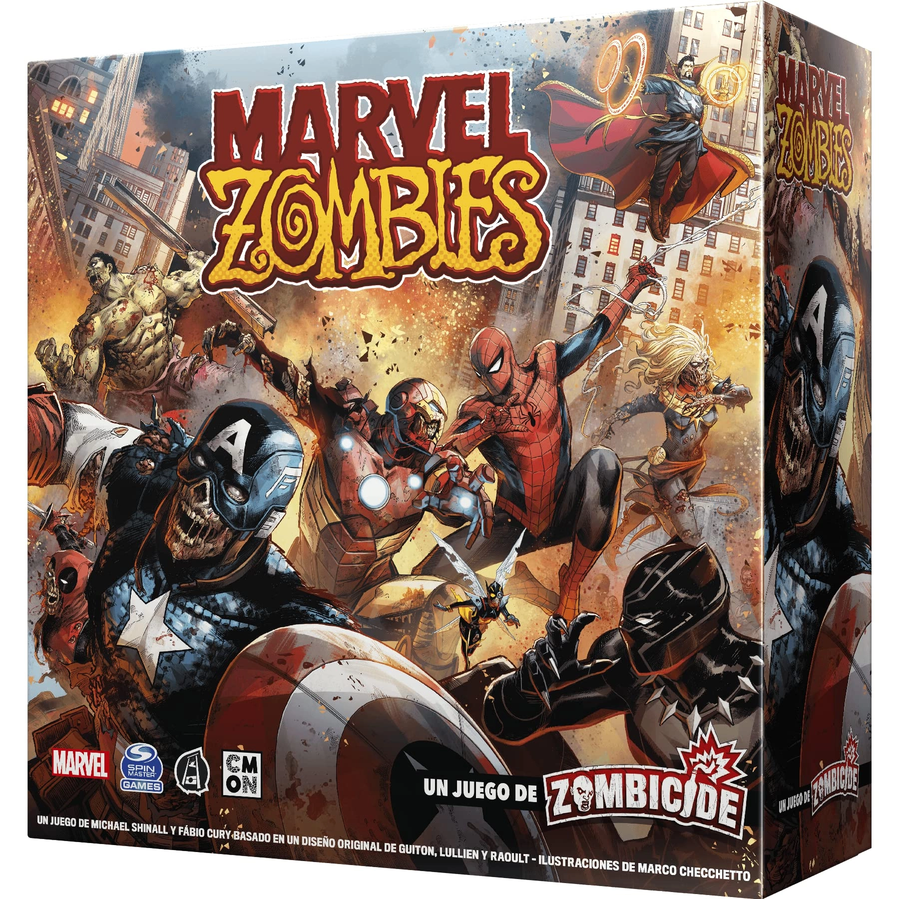 CMON Marvel Zombies: Standard Edition - Cooperative Strategy Game (Spanish)