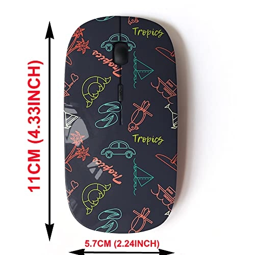 2.4G Cute Pattern Mouse - USB